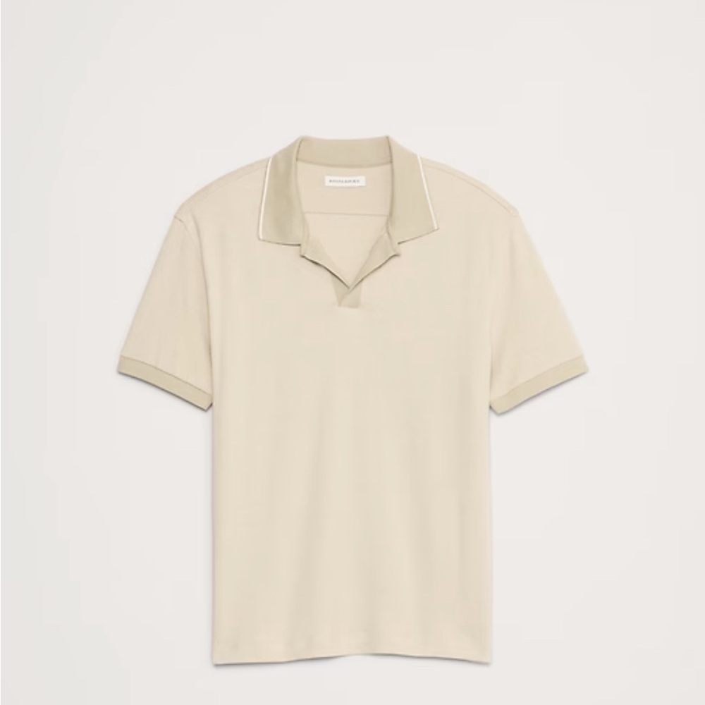 Banana Republic Luxe Touch Performance Polo Shirt (Yellow)